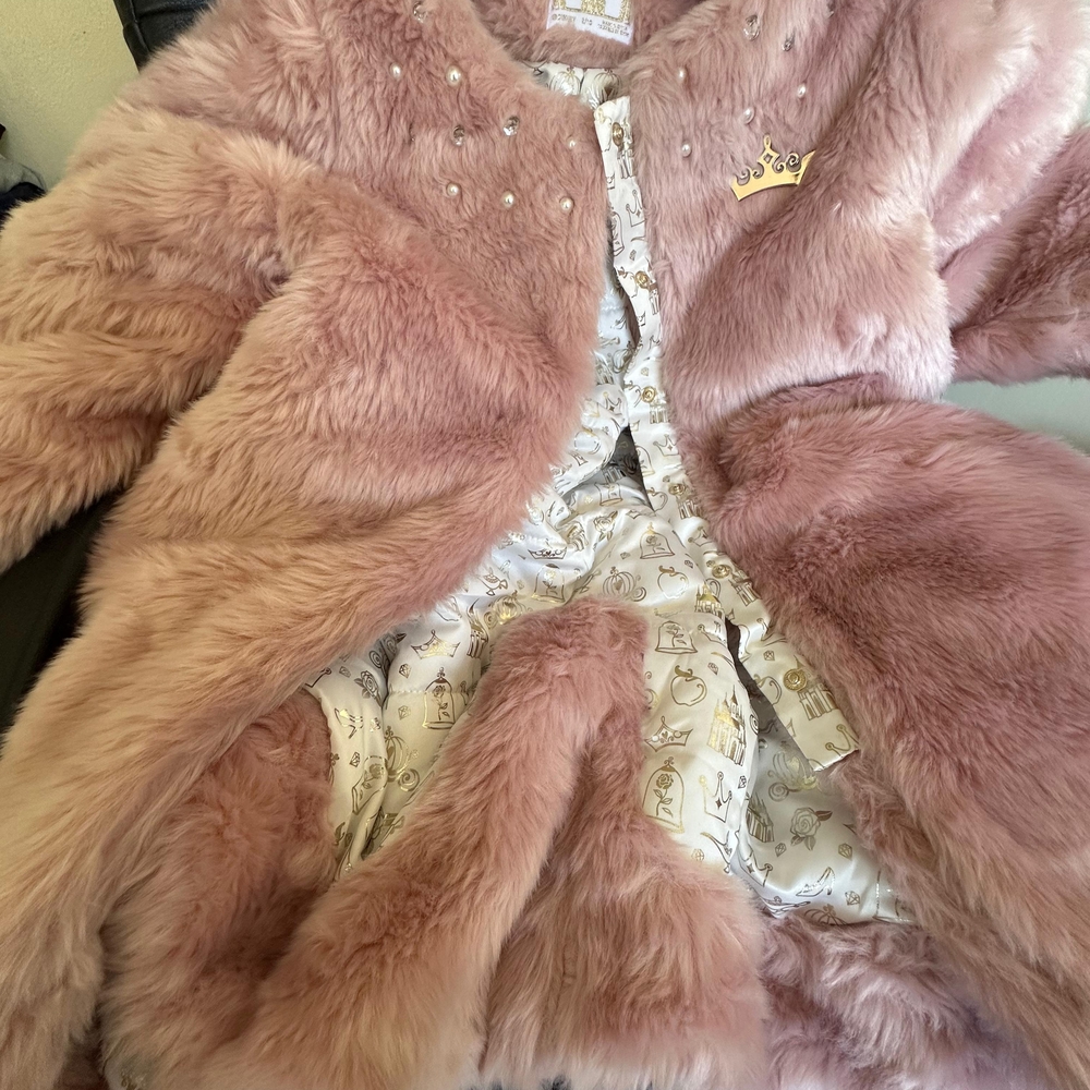 Pink Faux Fur Kids Jacket